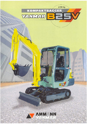 Міні-екскаватори Yanmar B 25 V