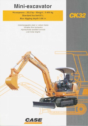 Міні-екскаватори Case CK32 