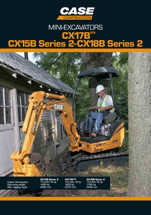 Міні-екскаватори Case CX18B S-2