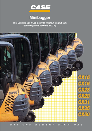 Міні-екскаватори Case CX 31
