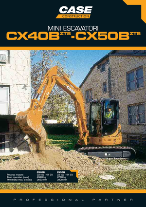 Міні-екскаватори Case CX 40 B ZTS