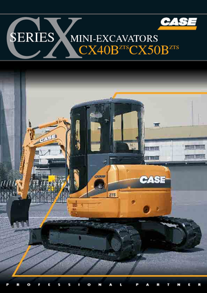 Міні-екскаватори Case CX 40 B ZTS