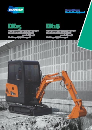 Міні-екскаватори Doosan DX 18