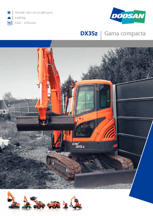 Міні-екскаватори Develon DX35Z