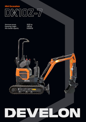 Міні-екскаватори Develon DX10Z 