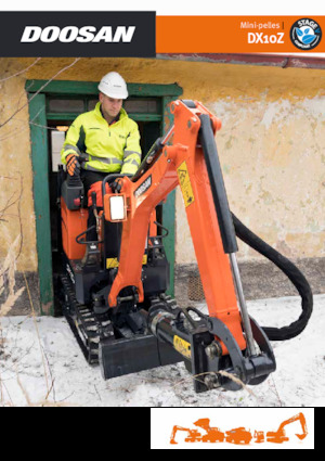 Міні-екскаватори Doosan DX10Z