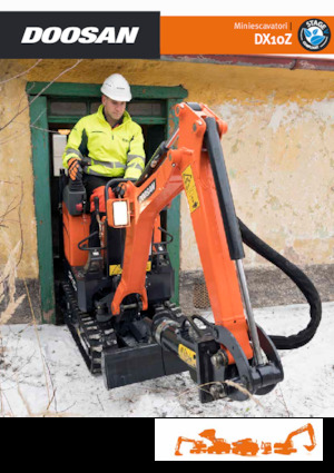 Міні-екскаватори Doosan DX10Z