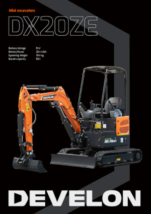 Міні-екскаватори Develon DX20ZE 