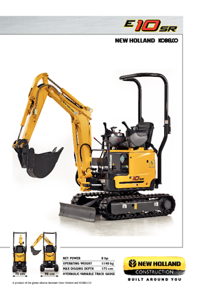 Міні-екскаватори New Holland E10SR