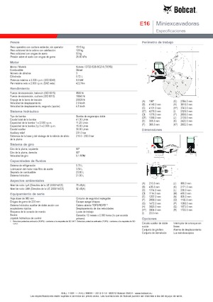 Міні-екскаватори Bobcat E 16