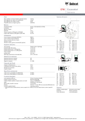 Міні-екскаватори Bobcat E 16