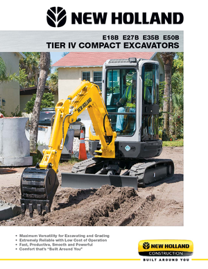 Міні-екскаватори New Holland E18B
