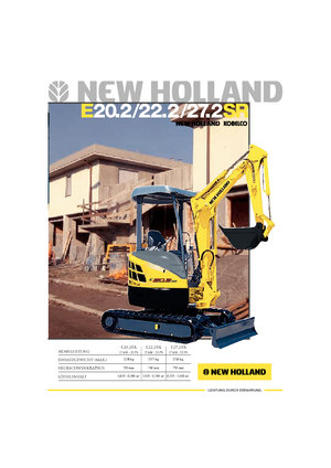 Міні-екскаватори New Holland E22.2SR
