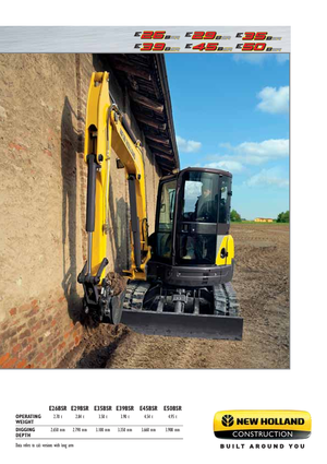 Міні-екскаватори New Holland E50B SR