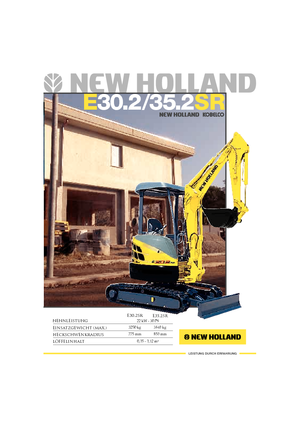 Міні-екскаватори New Holland E30.2SR