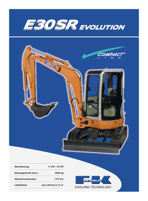 Міні-екскаватори Fiat Kobelco E 30 SR