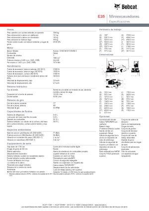 Міні-екскаватори Bobcat E35