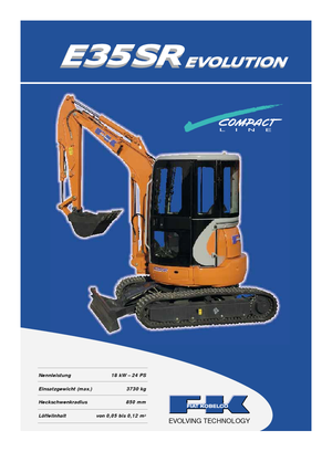 Міні-екскаватори Fiat Kobelco E 35 SR