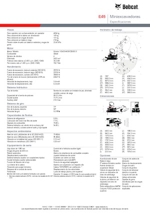 Міні-екскаватори Bobcat E45