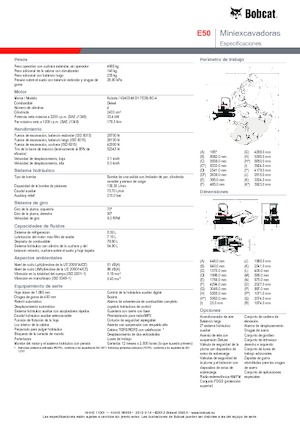 Міні-екскаватори Bobcat E50z