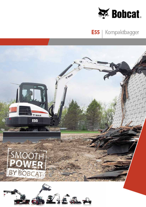 Міні-екскаватори Bobcat E55