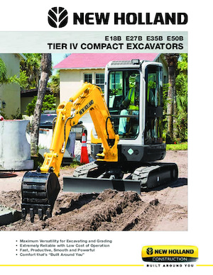 Міні-екскаватори New Holland E27B