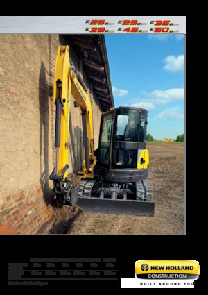 Міні-екскаватори New Holland E50B