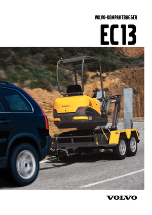 Міні-екскаватори Volvo EC13XTV