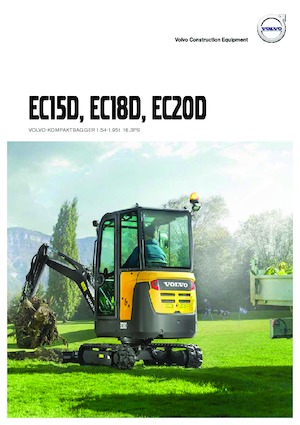 Міні-екскаватори Volvo EC18D