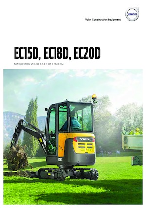 Міні-екскаватори Volvo EC18D