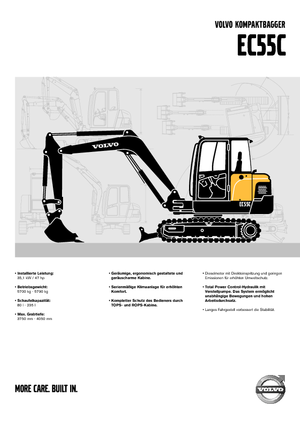Міні-екскаватори Volvo EC55C