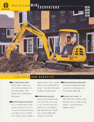 Міні-екскаватори New Holland EC45