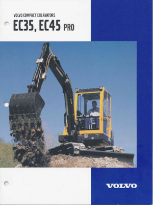 Міні-екскаватори Volvo EC35
