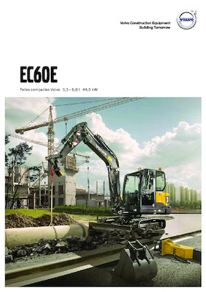 Міні-екскаватори Volvo EC60E
