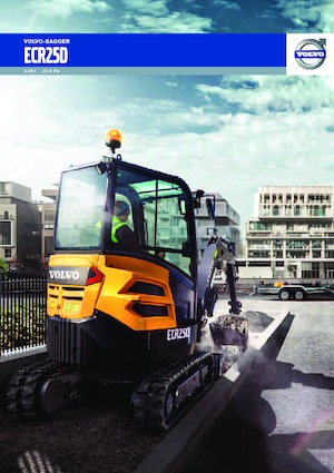 Міні-екскаватори Volvo ECR25D