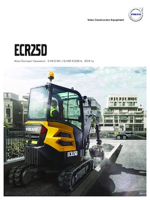 Міні-екскаватори Volvo ECR25D
