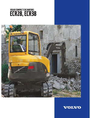Міні-екскаватори Volvo ECR28