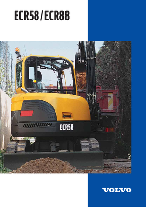 Міні-екскаватори Volvo ECR58