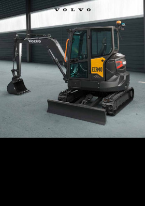 Міні-екскаватори Volvo ECR40