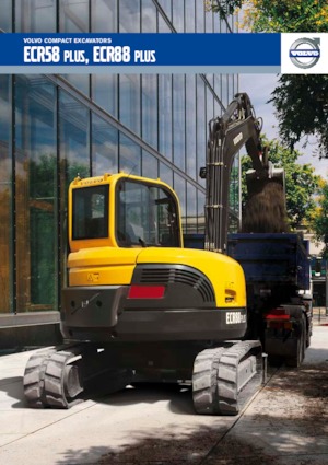 Гусеничні екскаватори Volvo ECR88 Plus