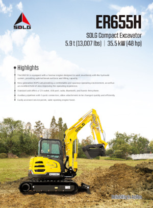 Міні-екскаватори SDLG ER655H 
