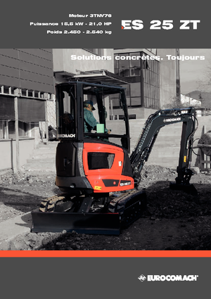Міні-екскаватори Eurocomach ES 25 ZT