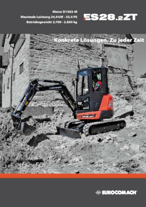 Міні-екскаватори Eurocomach ES 28.2 ZT