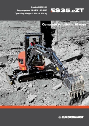 Міні-екскаватори Eurocomach ES 35.2 ZT