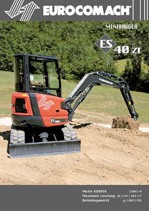 Міні-екскаватори Eurocomach ES 40 ZT