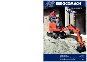 Міні-екскаватори Eurocomach ES 90 ZT