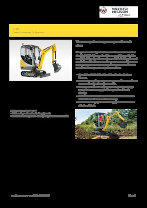 Міні-екскаватори Wacker Neuson ET16