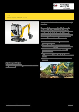 Міні-екскаватори Wacker Neuson ET16
