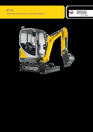 Міні-екскаватори Wacker Neuson ET16