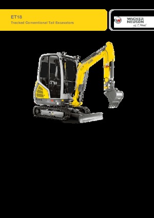 Міні-екскаватори Wacker Neuson ET18